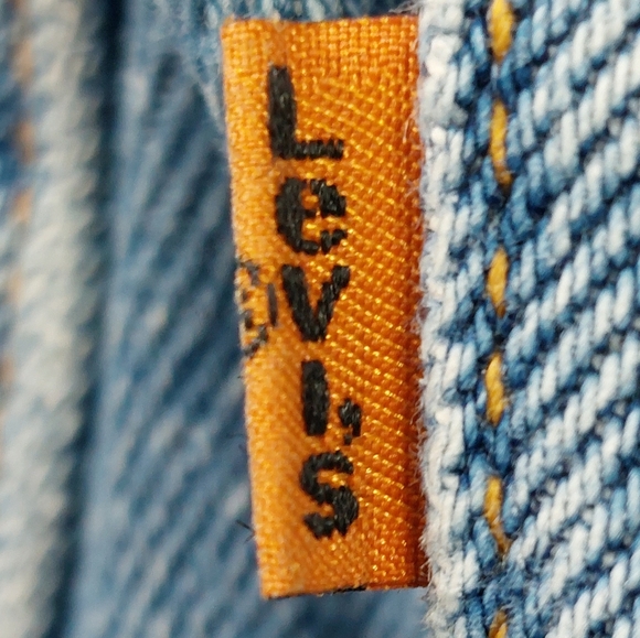 Vintage 90's Levis 506 Jeans Student Size 26x28 Blue Denim Orange Tab Made USA - Picture 8 of 9